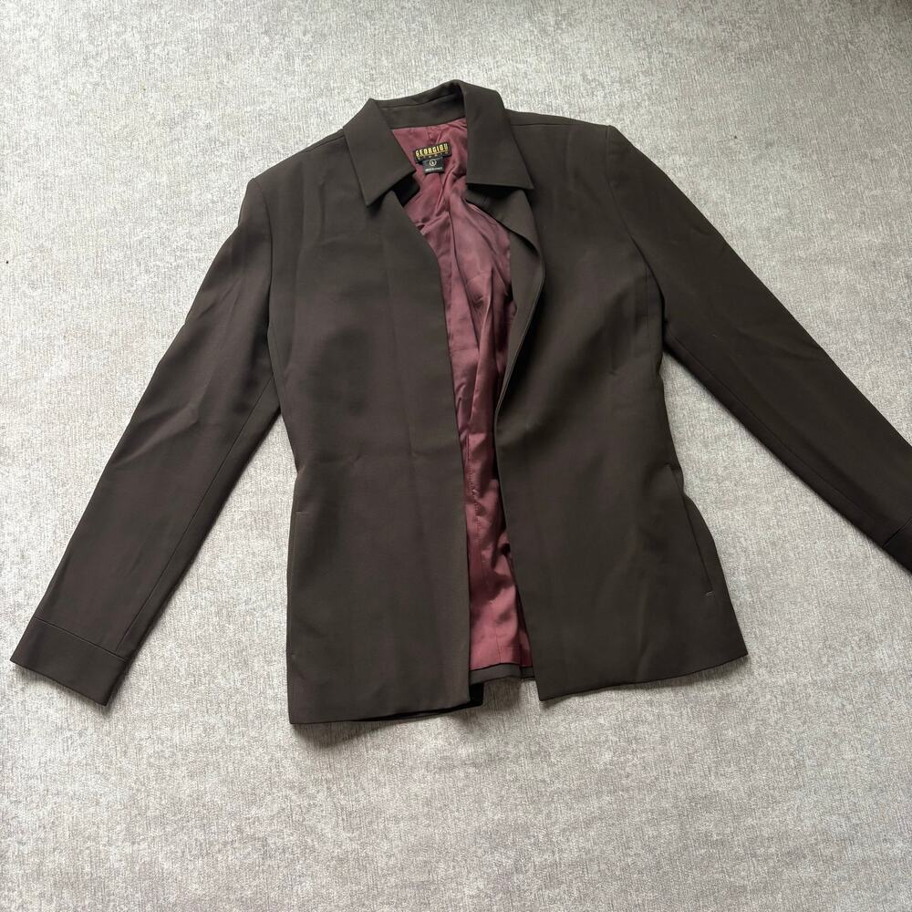 Georgiou Studio Brown Blazer Jacket